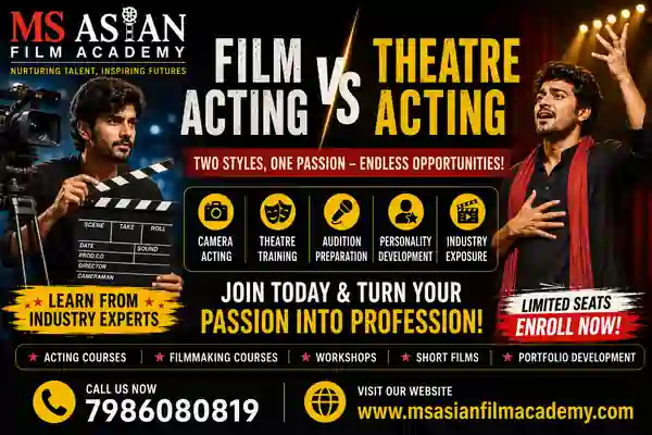 Film Acting vs Theatre Acting