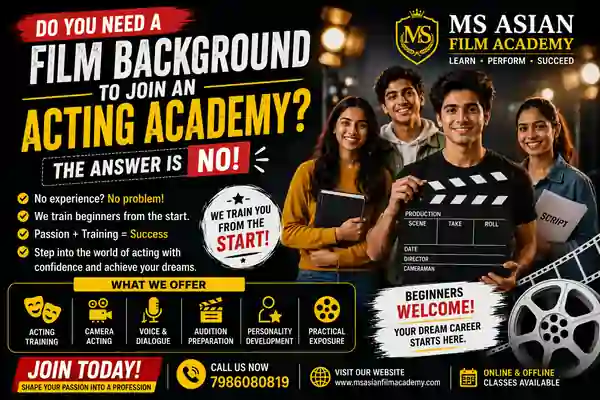 Do You Need a Film Background to Join an Acting Academy?