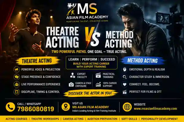 Theatre Acting vs Method Acting
