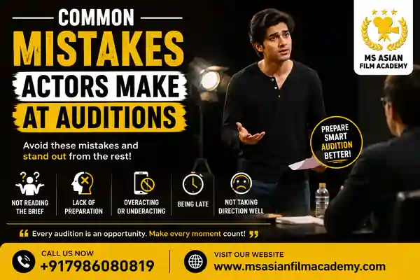 Common Mistakes Actors Make at Auditions