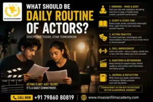 Daily Routine of Actors