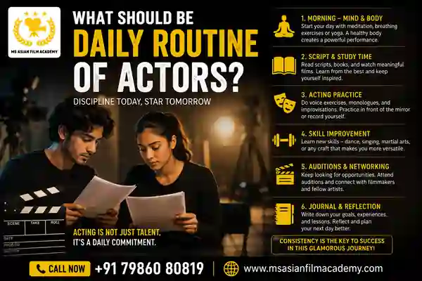 Daily Routine of Actors