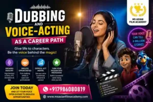 Dubbing & Voice Acting Career Path
