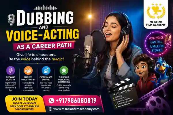 Dubbing & Voice Acting Career Path